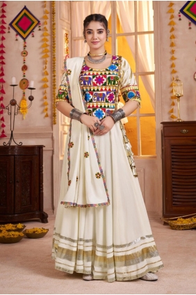 Viscose Lehenga Choli with Weaving in Multicolor LC8627